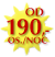 cena od 190,- / osobu/noc cena od 190,- / osobu