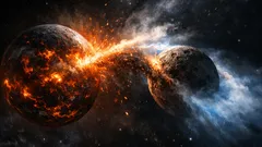 Mohla být Země na začátku suchá a vodu přinesla až srážka s Theiou